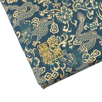 江戸末期の巾着。 Amazon｜千糸繍院 西陣織 金襴 巾着袋（裏地付き） 鳳凰龍/黒 大